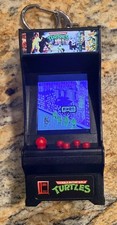 Teenage Mutant Ninja Turtles TMNT Tiny Arcade Cabinet Keychain Mini Video Game picture