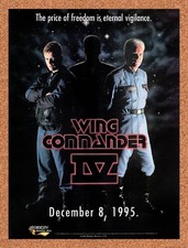 1995 Wing Commander IV PC Original Advertisement / Retro Promo v1 picture