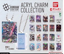 BANDAI Gundam Card Game Acrylic Charm Collection Set of 20 Gashapon picture