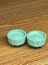 Green Left and Right Knob Replacements for Hermes 3000 Portable Typewriters picture