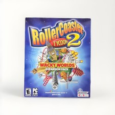 RollerCoaster Tycoon 2: Wacky Worlds, 2003, Big Box, New & Sealed - Read picture