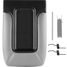 GMC Sierra 2001-2007 Auto Gray Center Console Lid Kit Replacement Fitment picture