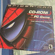 SpiderMan CD-Rom 2001 Kelloggs Cereal Sleeve PC Game + Bonus Movie Materials picture