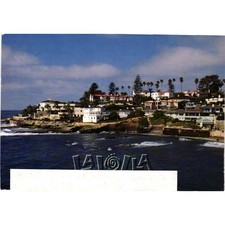 Vintage La Jolla California Postcard 1998 Postmark Coastal View Ken Raveill picture