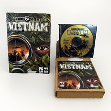 Line of Sight VIETNAM Big Box PC CD-ROM Game 2003 Complete With Manual CIB picture