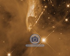 PROTOSTAR JETS AND DUST CAVITY IN ORION 8X10 PHOTO picture