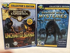 Hidden Expedition The Uncharted Islands + Shadow Wolf Mysteries Tracks of Terror picture