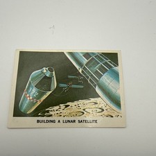 1962 space pak #3 Building A Lunar Satellite Trading Card picture