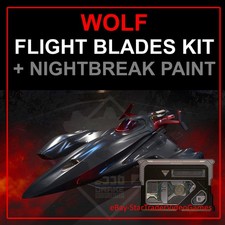 STAR CITIZEN - WOLF FLIGHT BLADES KIT + NIGHTBREAK PAINT picture