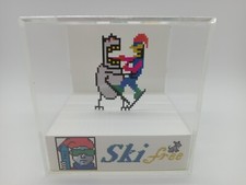 Ski Free Abominable Snowman Creature Windows PC Game Shadow Box Diorama Cube picture