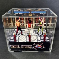 Mortal Kombat 3 Diorama Collectible SNES Shadowbox Arcade Display Decor Merch picture