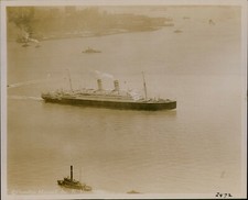 GA49 Original Hamilton Maxwell Photo PASSENGER CRUISE SHIP SAILING Ocean Voyage picture