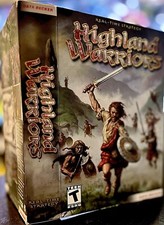 Highland Warriors Vintage PC WIN CD-ROM Software Video Game Complete - Box picture