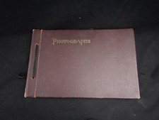 Antique Japanese Photo Album 120 Photos Meiji Soldiers Kimono Steamships Kobe picture