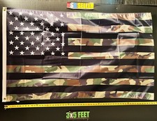 Camo Flag FREE USA SHIP Army America Hunting Fishing Guns Redneck USA Sign 3x5' picture