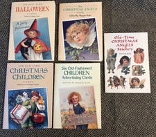 Vintage Maggie Kate Christmas, Halloween Cards & Stickers-Set of 5 Books picture