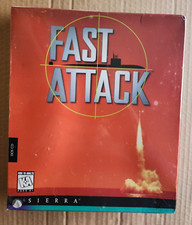 Fast Attack, 1996, New & Sealed, Big Box US Retail Store Edition PC Game picture