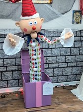 5.3 FT ANIMATED CHARLIE IN THE BOX FROM RUDOLPH RED NOSED REINDEER DISPLAY picture