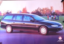 Holden VT Commodore Acclaim Wagon Original Dealer Poster 1990s Large picture