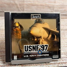 Janes Combat Simulations USNF 97 US Navy Fighters Windows 95 PC Game EA 1996 picture