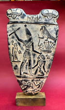 ANCIENT EGYPTIAN ANTIQUES Authentic King Narmer Palette Double Face BC ERA picture