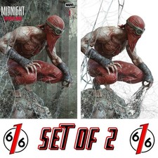 🔥 MIDNIGHT SPIDER-MAN 1 BJORN BARENDS 616 COMICS Variant AB Set LTD 1000 picture