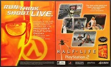 Vintage Print Ad 2001 Half Life PS2 FPS Game Original Valve Promo Poster Art picture