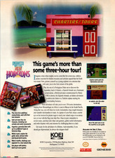 KOEI Uncharted Waters New Horizons 1994 Vintage Magazine Print Ad SNES Sega picture