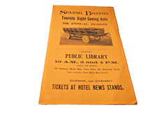 EARLY 1900's SIGHT SEEING BOSTON BROCHURE A picture