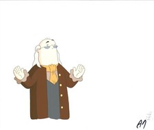 Dilbert Ben Franklin Production Animation Cel n Draw Scott Adams 1999-2000 B448 picture