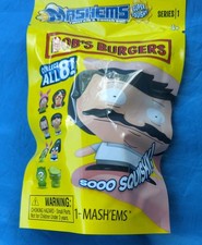 Mash'Ems-Bob's Burgers Series 1 Super Squishy-Mystery-Sealed-Still in Packaging picture