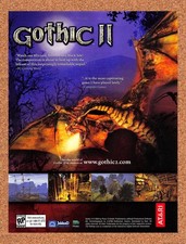 2003 Gothic II PC Original Advertisement / Retro Promo v1 picture