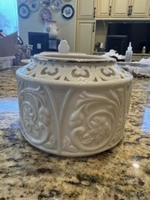*** LENOX VINTAGE - ELEGANT Big  Candle Vase decorated with Gold and pattern  picture