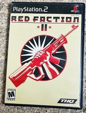 PS2 Red Faction II , 2002 Original Owner Tested CIB Mint Disc picture