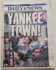Derek Jeter, New York Daily News, October 31, 2000, Newspaper, World Series picture
