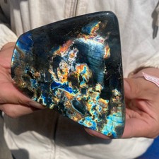 530g Natural Rare  Labradorite Quartz Crystal Mineral Specimen Healing picture