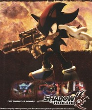 2006 Shadow the Hedgehog Video Game NDS Print Ad Art 20x28cm GPM 208 picture