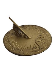 The Adams Co Cast Iron Sun Dial 