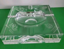 Rare Tiger Woods Mission Hills China Challenge Crystal Cigar Ashtray Memorabilia picture