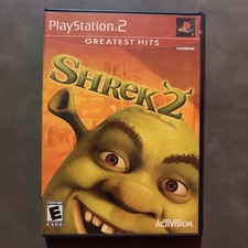 Shrek 2 Greatest Hits PS2 PlayStation 2 Game w/ Case NO MANUAL Activision picture
