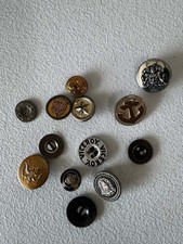 Vintage Military and Nautical Button Collection picture