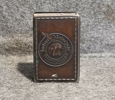 Antique 1915 Indian Motorcycle Matchbox Holder Sleeve Hendee Mfg Mergott NJ picture