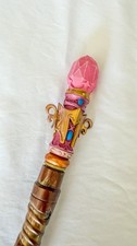 MagiQuest Magic Wand/Pink Majestic Gem Crystal Topper, RETIRED Tested & Flashes picture