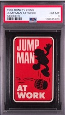 1982 Donkey Kong Jump Man at Work PSA 8 Mario RC Rookie 🔥 Nintendo picture