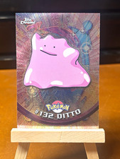 Topps 2000 Topps Chrome Pokémon TV Animation Edition #132 Ditto Card English picture