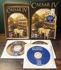 Caesar IV (PC, 2006) Complete in Big Box w/ Bonus History Channel DVD - Tested picture