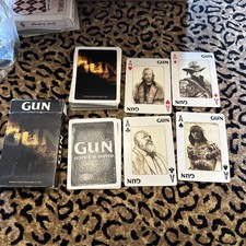 Gun The Game Limited Edition Playing Cards Opened Complete Set Promo Video Game picture