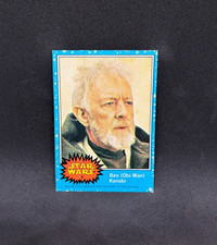1977 Topps Star Wars Ben (Obi-Wan) Kenobi #6 Blue Series 1 Base Set picture