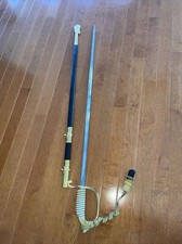 1978 US Navy Ceremonial Sword & Scabbard with Case Zubco Spain Stainless picture