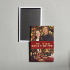 'Twas the Text Before Christmas Mini Movie Poster Fridge Locker Magnet picture